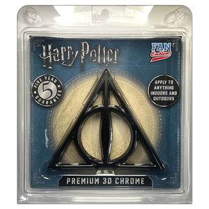 Decor And Gifts: Harry Potter Deathly Hallows 3D Metal Decal – Car Emblem