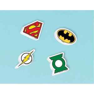 Gift Ideas Under $10: Justice League Favour - Eraser - 12 Pack