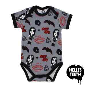 Clothing And Fashion: Metallimonsters Goth Girl Baby Onesie 3–6 Months – Cotton Infant Bodysuit