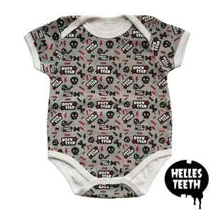 Clothing And Fashion: Metallimonsters Onesie - Rockstar - 3 - 6 Months