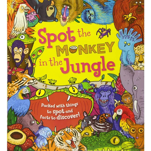 Books: Spot the Monkey in the Jungle Picture Story Book