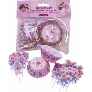Boredom Busters: Little Pals Cupcake Decorating Set – Fairy and Unicorn (50 Piece Set)