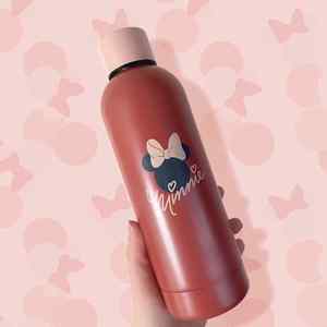 School: Minnie Mouse Drink Bottle - Stainless Steel - 500ml