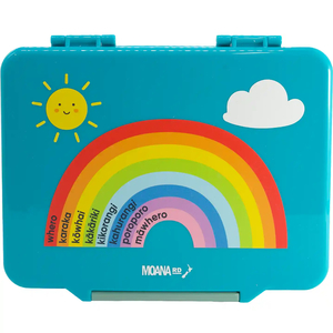 Moana Road Lunch Box - Te Reo Maori Rainbow