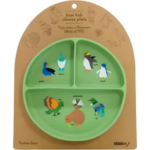 School: Moana Road Silicone 3 Section Plate Birds of NZ