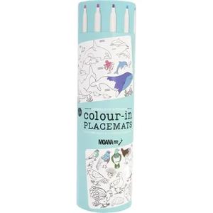 School: Moana Road Animals of Aotearoa Silicone Colouring Placemat