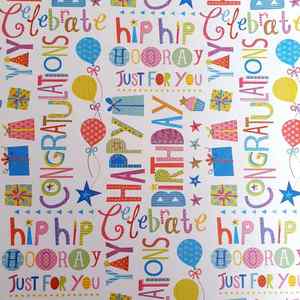 Products: Birthday Gift Wrapping Service - General Birthday Wrapping Paper