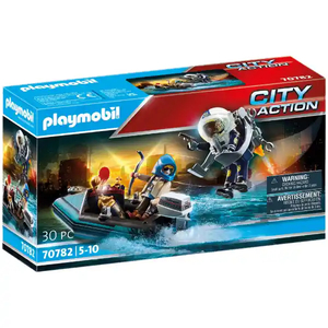 Playmobil Police Jet Pack With Boat