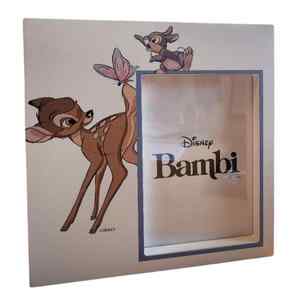 Decor And Gifts: Disney Bambi Photo Frame 18x18cm – Nursery Keepsake Frame