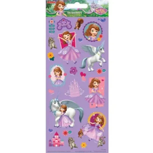 Sofia the First Sticker Sheet - Halographic - 48 Stickers