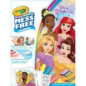 Art Supplies: Crayola Disney Princess Color Wonder Mess Free Colouring Kit with Markers