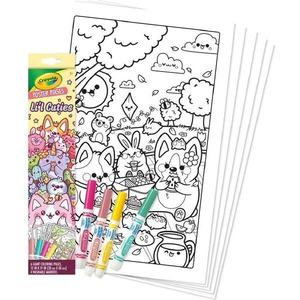 Art Supplies: Crayola Lil Cuties Giant Colouring Poster Pages 6 Pack