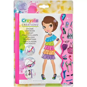 Arts and Crafts Supplies for Kids: Crayola Book - Creations Sticker Look Book