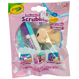 Crayola Craft - Scribble Scrubbie Single Pack - Pets - Pastel
