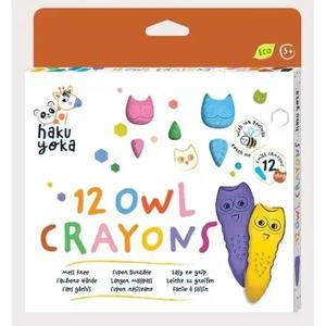 Haku Yoka Crayons 12 Pack Owl