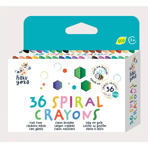 Haku Yoka Spiral Crayons 36 Colours