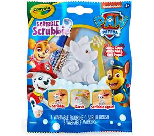 Products: Crayola Scribble Scrubbie Paw Patrol Chase Single Pack Colour and Wash Pet