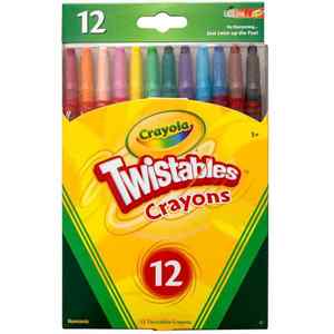Boredom Busters: Crayola Twistables Crayons 12 Pack