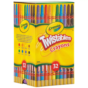 Crayola Crayons Twistables Classroom Pack 32 Pack
