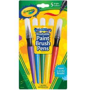 Products: Crayola Paint Brush Pens 5 Pack