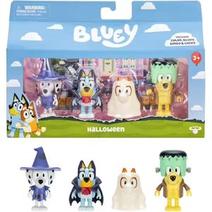 Bluey Figurines 4 Pack - Halloween