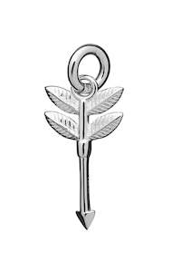 Mini Feather Arrow Charm