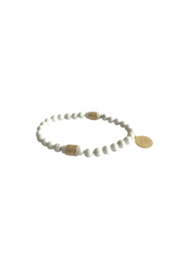 Beaded Bracelet - Cream Howlite