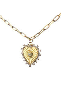 Hearts Desire Paperclip Necklace