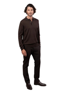 Tyler Birdseye Chino - Chocolate