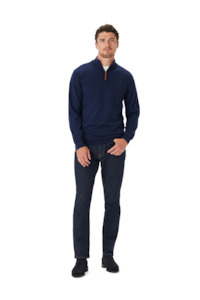 Knitwear Sweatshirts: Ernest 1/4 Zip Merino Knit