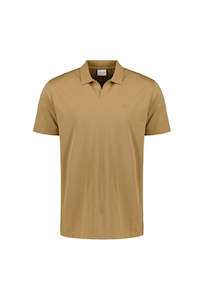 Polo V Solid Stretch - Khaki