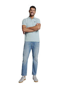 Polo Pique Garment Dyed - Ice