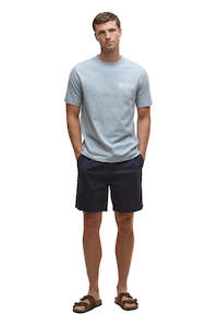 Relaxed Seahouses T-Shirt - Mineral Blue
