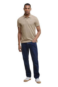 Polos Tees: Original Sports Tailored Polo Shirt - Washed Stone