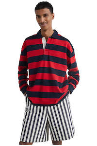 Block Striped Rugby Jersey