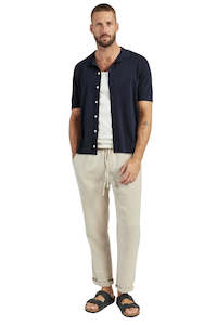 Jetz: Jackson Knit Polo - Navy