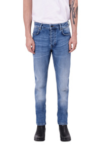 Denim 1: Ray Tapered Tempest - Mid Indigo