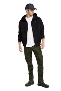 Premium Core Hooded Zip Sweat - Dk Black