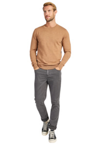 Academy Merino Crew - Otter Tan