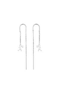 Womens Jewellery: Runaway Girl Thread Earrings