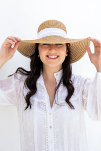 Womens Hats Beanies: Gemma Wide Brim Hat