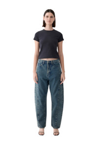 Womens Fashion Denim: Utah Mid Slouchy Jean