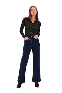 Womens Fashion Denim: Sailor Dark Stone