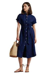 Womens Fashion Dresses: Belted Midi Dress