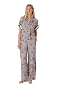 Womens Fashion Pants Trousers Leggings: Nova Pant - Lattice Print