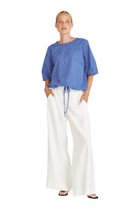 Womens Fashion Shirts Blouses: Rei Top - Iris Spot