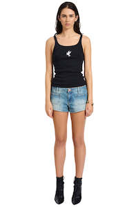 Womens Jetz: One Teaspoon Fine Rib Singlet