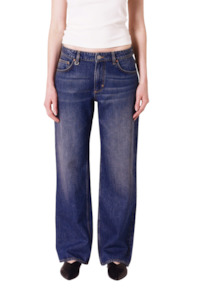 Womens Jetz Denim: Daria Baggy Valiant - Mid Vintage Indigo