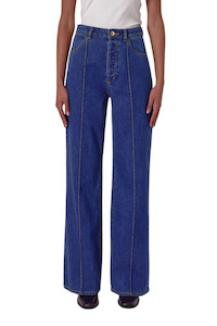 Womens Jetz Denim: Sailor Scoop Long Pacific Blue