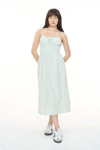Womens Jetz Dresses: Catalina Eden Midi Dress Mint/Chalk